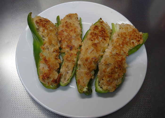 ピーマンの肉詰め